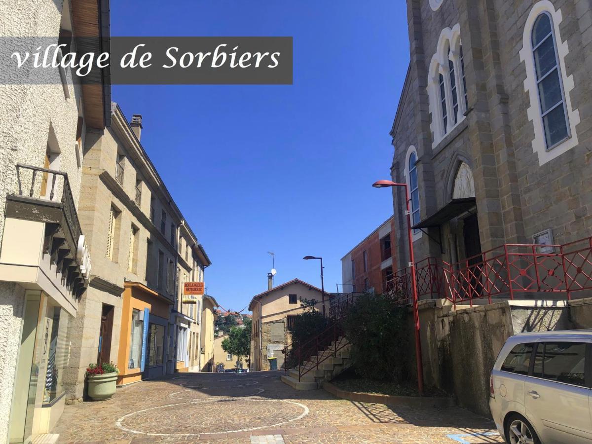 Apartmán Les Combles D Agate Sorbiers  Exteriér fotografie